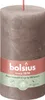 BOLSIUS Stumpenkerze Rustiko Shine 13x7cm rustikales Taupe Produktbild-Vorschau 3