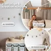 Handgemachte Wimpelkette aus Musselin Kinderzimmer Gold Produktbild-Vorschau 2