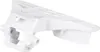A white plastic washing machine door handle part is shown against a white background. Produktbild-Vorschau
