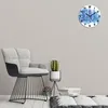 Wanduhr aus Glas Rund fi 30 Aquarell Winterbäume Quarz Deko Produktbild-Vorschau 2