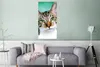 MuchoWow® Poster Katze - Porträt - Augen 60x120 cm - Produktbild-Vorschau 5