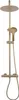 rea Duschgarnitur Thermostat VINCENT Gold Brush Höhe 1.235 Produktbild-Vorschau 4