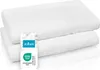 Saunatücher 2er Set, 70x180 cm, Baumwolle, 450g/qm, weiß Produktbild-Vorschau 1