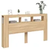 Čelo postele s LED dub sonoma 180 x 18,5 x 103,5 cm Náhled obrázku produktu 12