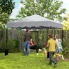 Outsunny Pavillon ca.3x3m, wasserabweisend Stabil Produktbild-Vorschau 2