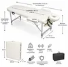 Massagebank Massageliege Massagetisch Aluminium klappbar 2 Produktbild-Vorschau 3