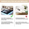 CDGlobal letto imbottito con LED, letto a molle idrauliche Anteprima dell’immagine prodotto 11