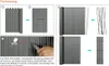 Instructions for shortening a PVC privacy screen. Podgląd zdjęcia produktu