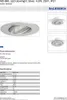 MD-880 LED Einbauspot silber dimmbar schwenkbar 4,5W 85mm Produktbild-Vorschau 7