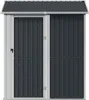 vidaXL Zahradní přístřešek antracit 192x152,5x237 cm Náhled obrázku produktu 4