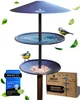 Vogelhaus mit Ständer Wetterfest Futterhaus für Vögel Vogeltränke Vogelfutterstation Vogelfutterhaus Produktbild-Vorschau