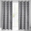 Vorhang GISEL GF silber hellgrau 140x250 cm  Ösen Produktbild-Vorschau 1