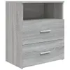 vidaXL Nachttisch Grau Sonoma 50x32x60 cm -  Nachttische Produktbild-Vorschau 3
