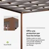 Blumfeldt Tonnelle 3x3m, Tonnelle de Jardin Extérieur avec Voir les images du produit 6