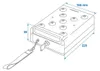 ProPlus Stahlkassette mit Halterung 225x165x85 mm Produktbild-Vorschau 2