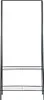 A freestanding garment rack with two shelves. Produktbild-Vorschau