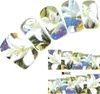 Tattoo Nail Blumen Rosen Bläter Aufkleber Nagel Sticker Produktbild-Vorschau 1