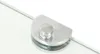 A close-up shot of a glass shelf bracket on a white background. Produktbild-Vorschau