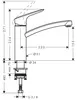 Hansgrohe Logis, Waschbecken, Chrom Produktbild-Vorschau 2
