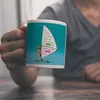 Surferin Kaffeebecher mit Spruch auf dem Segel Produktbild-Vorschau 2