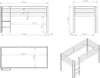 Vipack Spielbett Pino, Liegefläche 90x200 cm mit Textilset Produktbild-Vorschau 6
