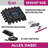 GSS MSDSP 508 Multischalter mit Netzteil  - 8 Teilnehmer 1 Produktbild-Vorschau 7