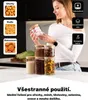 Sada 6ks - Deco Haus Znovupoužitelný skleněných dózy s Náhled obrázku produktu 3