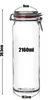 BigDean 6er Set Vorratsgläser 2160ml - Einmachgläser Produktbild-Vorschau 3