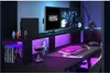 Lit Mezzanine Enfant Gamer LED ONLINE, 90 x 200 cm, Noir Voir les images du produit 5