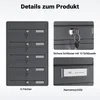 Wiltec 5er Briefkastenanlage Anthrazit 556 x 270 x 1500 mm, Produktbild-Vorschau 7