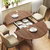 Mondeer Table de salle à manger ronde extensible 110-150 cm Voir les images du produit 6