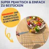 Best Sporting Grillkorb mit Holzgriff I 27 x 24 x 3 cm I Produktbild-Vorschau 7