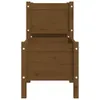 vidaXL Pflanzkübel Honigbraun 178,5x44x75 cm Massivholz Produktbild-Vorschau 5