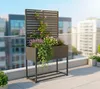 Jardinière Westmann Dekora 4 en métal avec treillis et Voir les images du produit 2