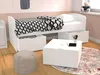 LOUANE Bett mit 2 Schubladen und 1 mit Kommode - 90x190 c m Produktbild-Vorschau 5