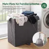 Wasmand met deksel, 160 liter – grote wasverzamelaar met 2 Productafbeelding-voorbeeld 7