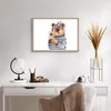 Gerahmtes Poster - Rahmen in heller Eiche - Produktbild-Vorschau 6