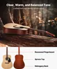 VEVOR Chitarra acustica Dreadnought, 41 pollici, chitarra a Anteprima dell’immagine prodotto 2