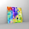 Bilder auf glas - Abstraktion modern - 30x30cm - Glasbilder Produktbild-Vorschau 4