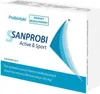A product box for Sanprobi Active & Sport probiotics. Produktbild-Vorschau