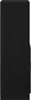 A black wooden cabinet shown from the side. Anteprima dell’immagine prodotto