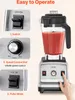 VEVOR Standmixer, Smoothie Maker Blender, 1600 W, 2,5 l, Produktbild-Vorschau 5