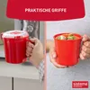 tazza da minestra per microonde sistema con valvola 656 ml Anteprima dell’immagine prodotto 13