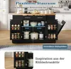 Wyspa kuchenna Merax z rozkładanym blatem i wysuwanym Podgląd zdjęcia produktu 12