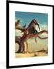 MuchoWow® Gerahmtes Poster Elefant - Baum - Natur - Wüste Produktbild-Vorschau 1