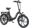 A black electric bicycle is shown against a white background. Anteprima dell’immagine prodotto