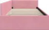 vidaXL Eckbettgestell mit Kopfteil Rosa 100 cm x 200 cm Produktbild-Vorschau 6