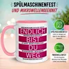 Tasse Abschied – „Endlich bist du weg“ – Abschiedsgeschenk Produktbild-Vorschau 5