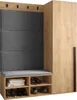 Garderobe MIRO Set 6 mit gepolsterten Paneelen Industrial Produktbild-Vorschau 1