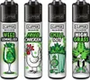 Clipper Reibradfeuerzeuge Weed Slogan #10, 4 Stück Produktbild-Vorschau 1